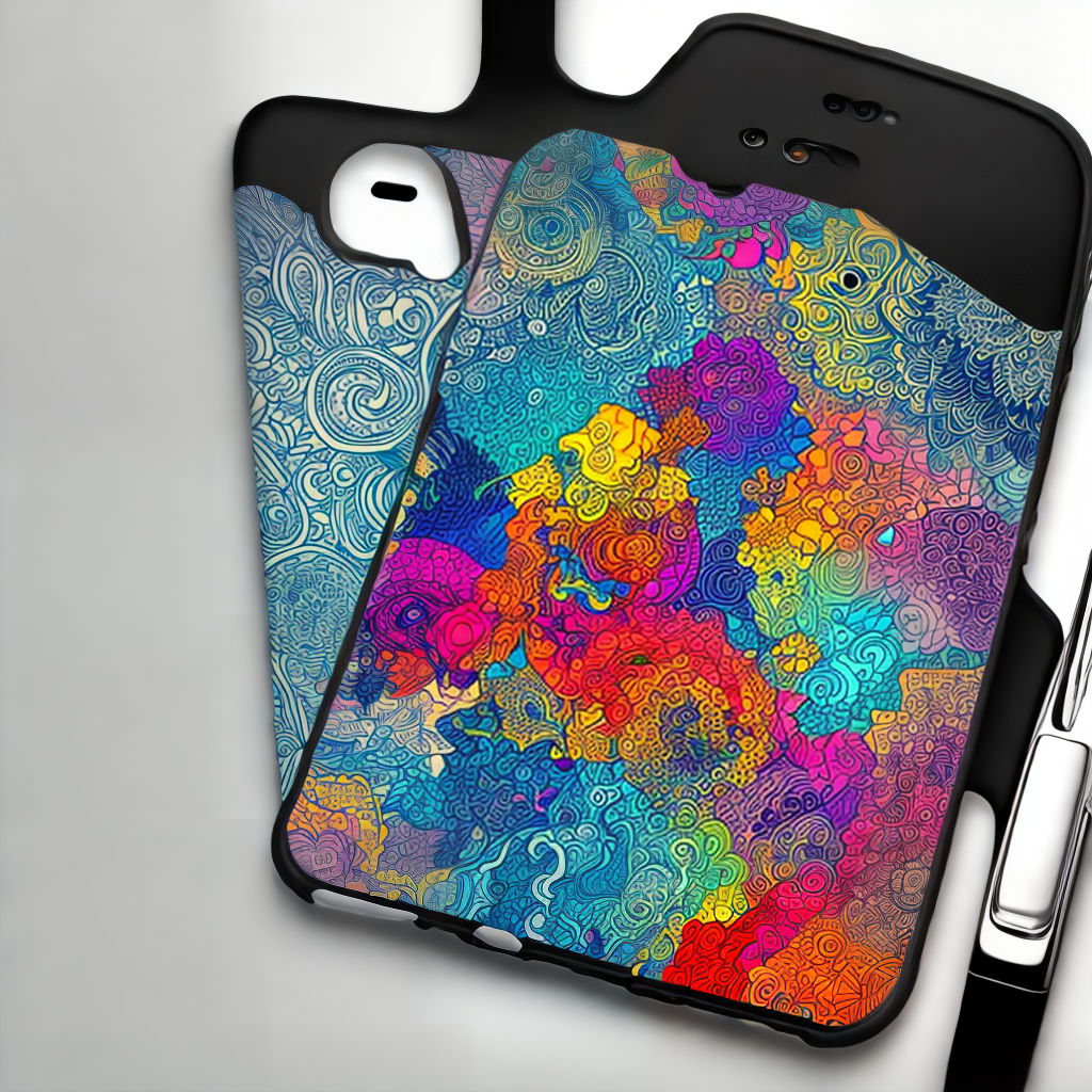 design mobile cover with some mind relaxing art