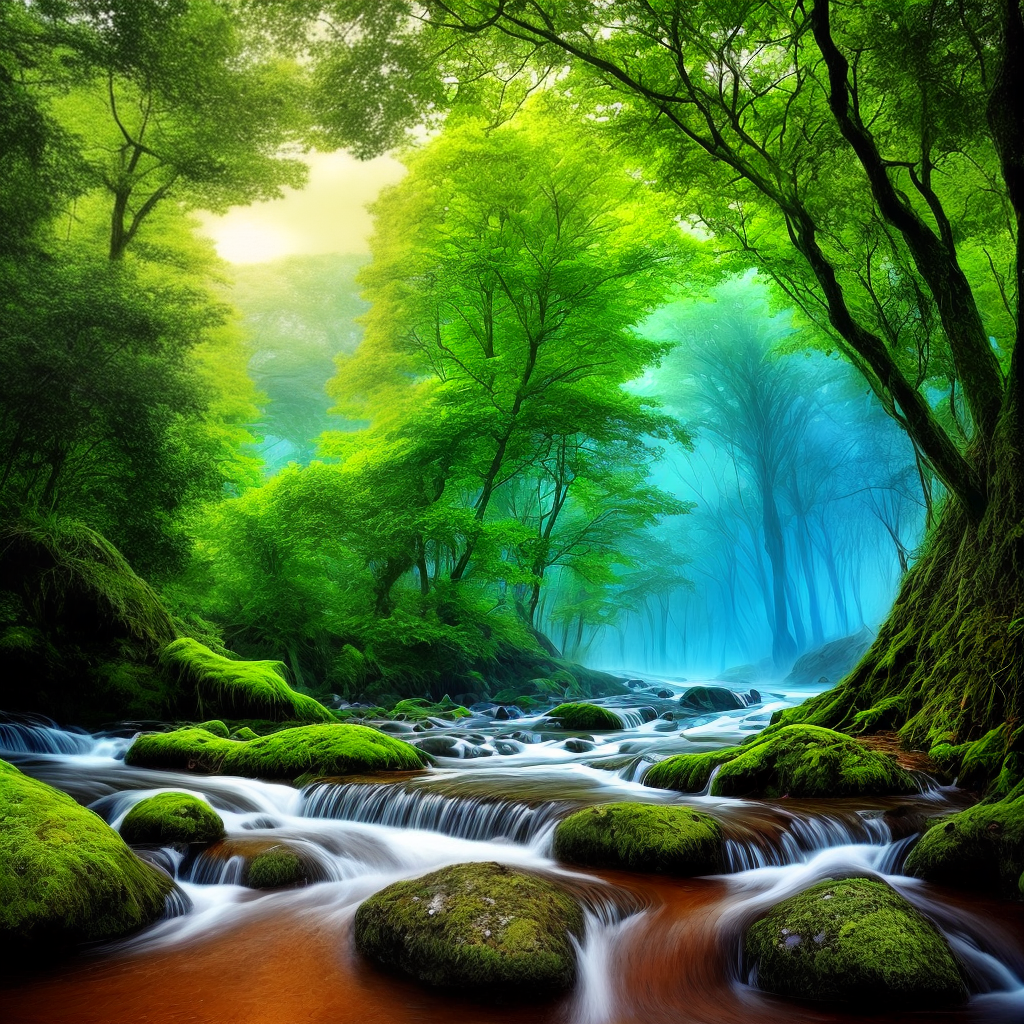 amazing nature scene to get relax