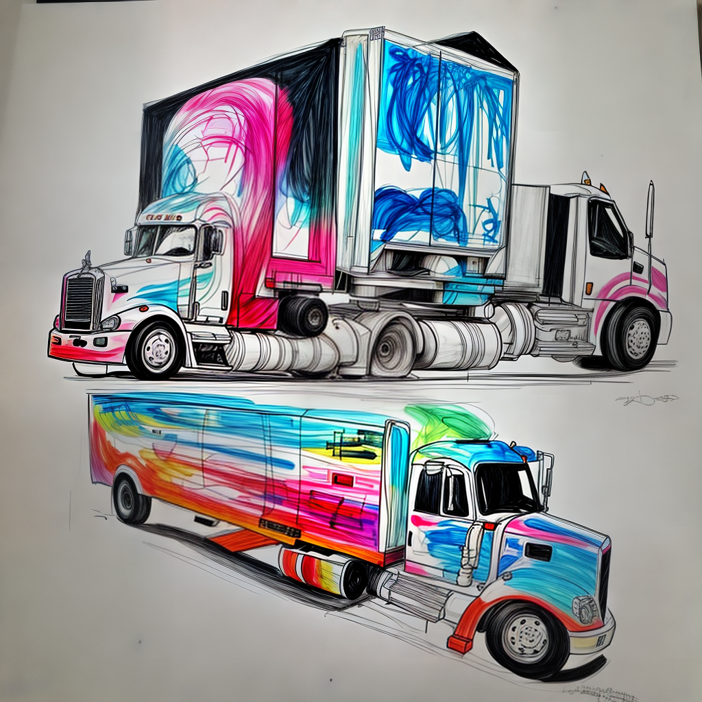 design some art to post on trucks