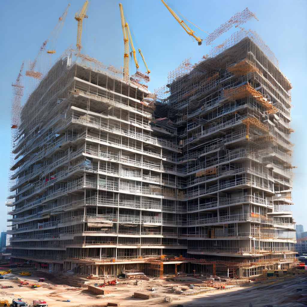 under construction building