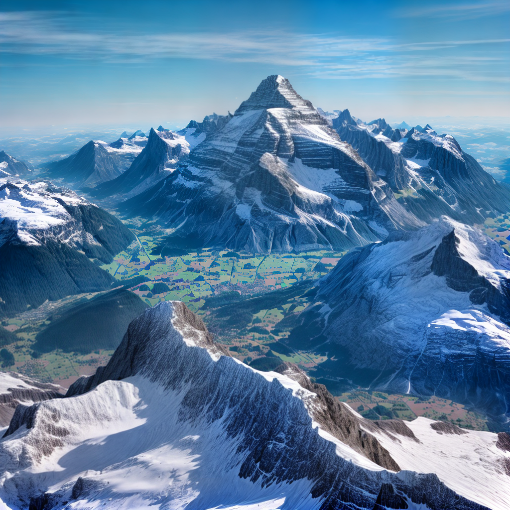 Top mountain of switzerland