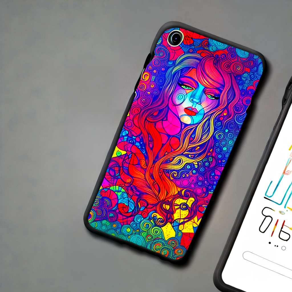 design mobile cover with some mind relaxing art