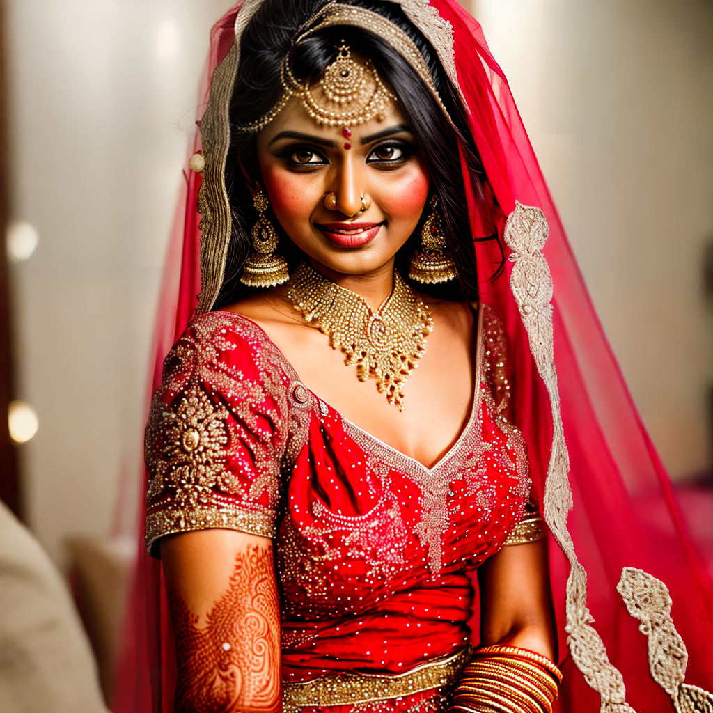 cute indian bride