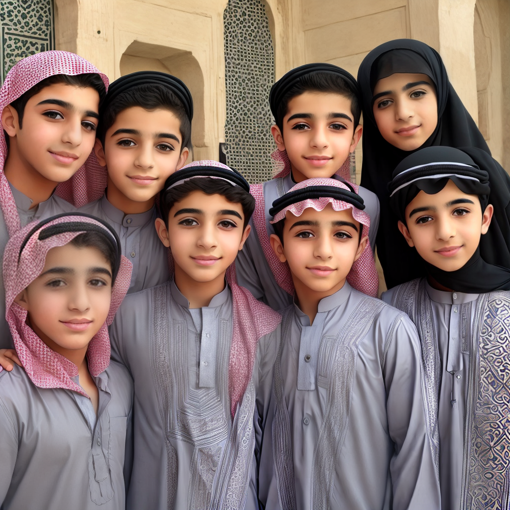 Cute arabic boys