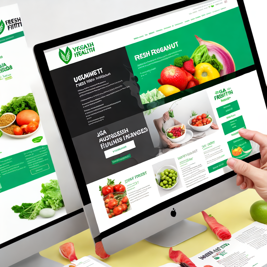 design a logo for health food website on this name "Yoga Fit and Fresh Food"