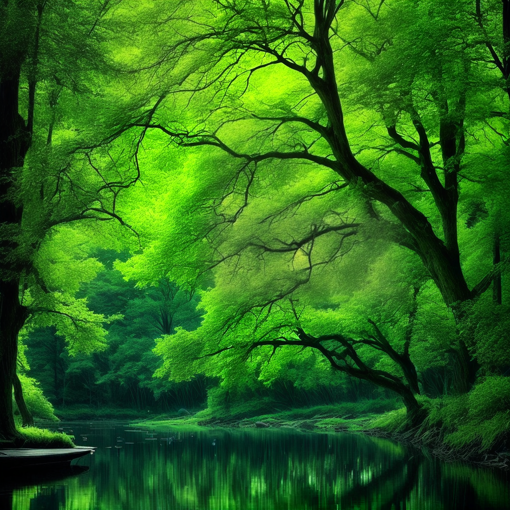 beautiful scene to get calm down