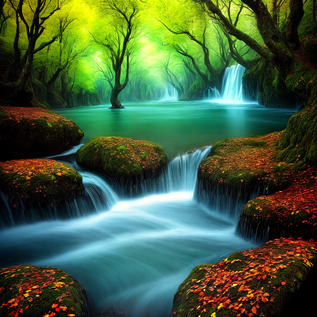 amazing mind-blowing nature scene