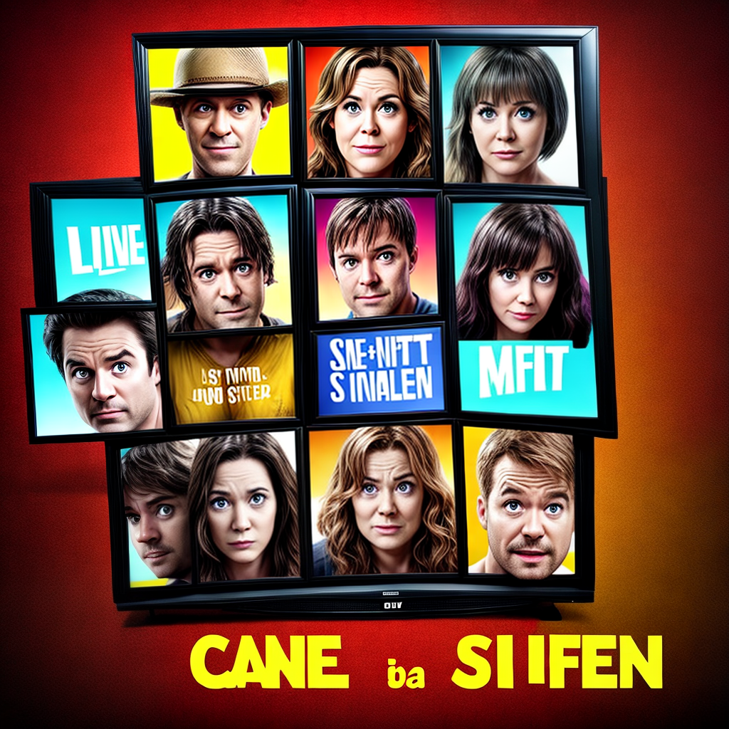 generate a TV show poster to post on social media containing show name "Life must go on"