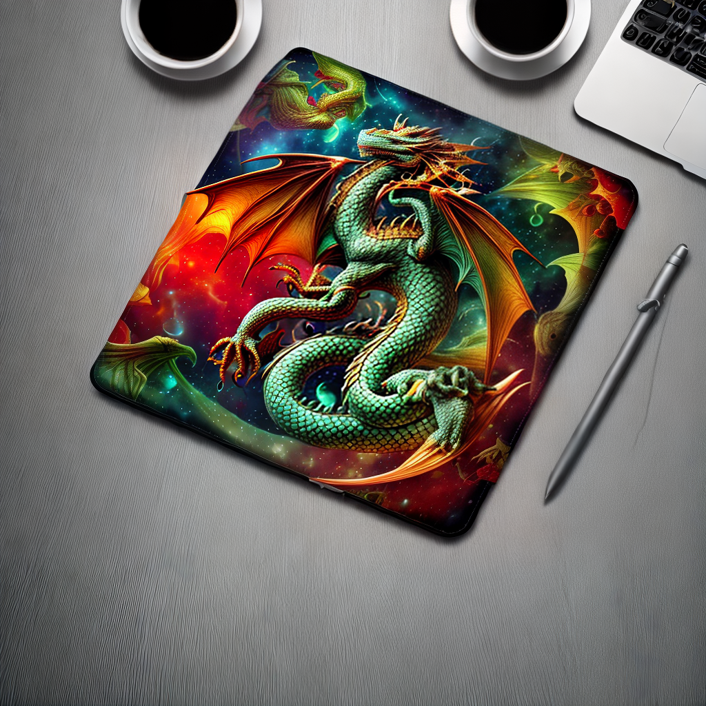 design ipad cover with dragon on it