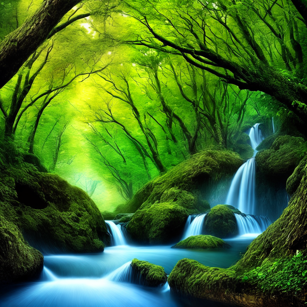 generate mind blowing nature related wallpaper for iMac