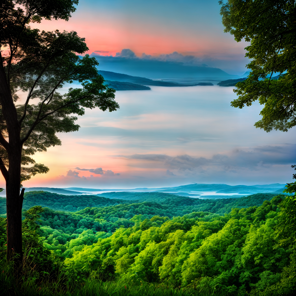 amazing skyline and nature