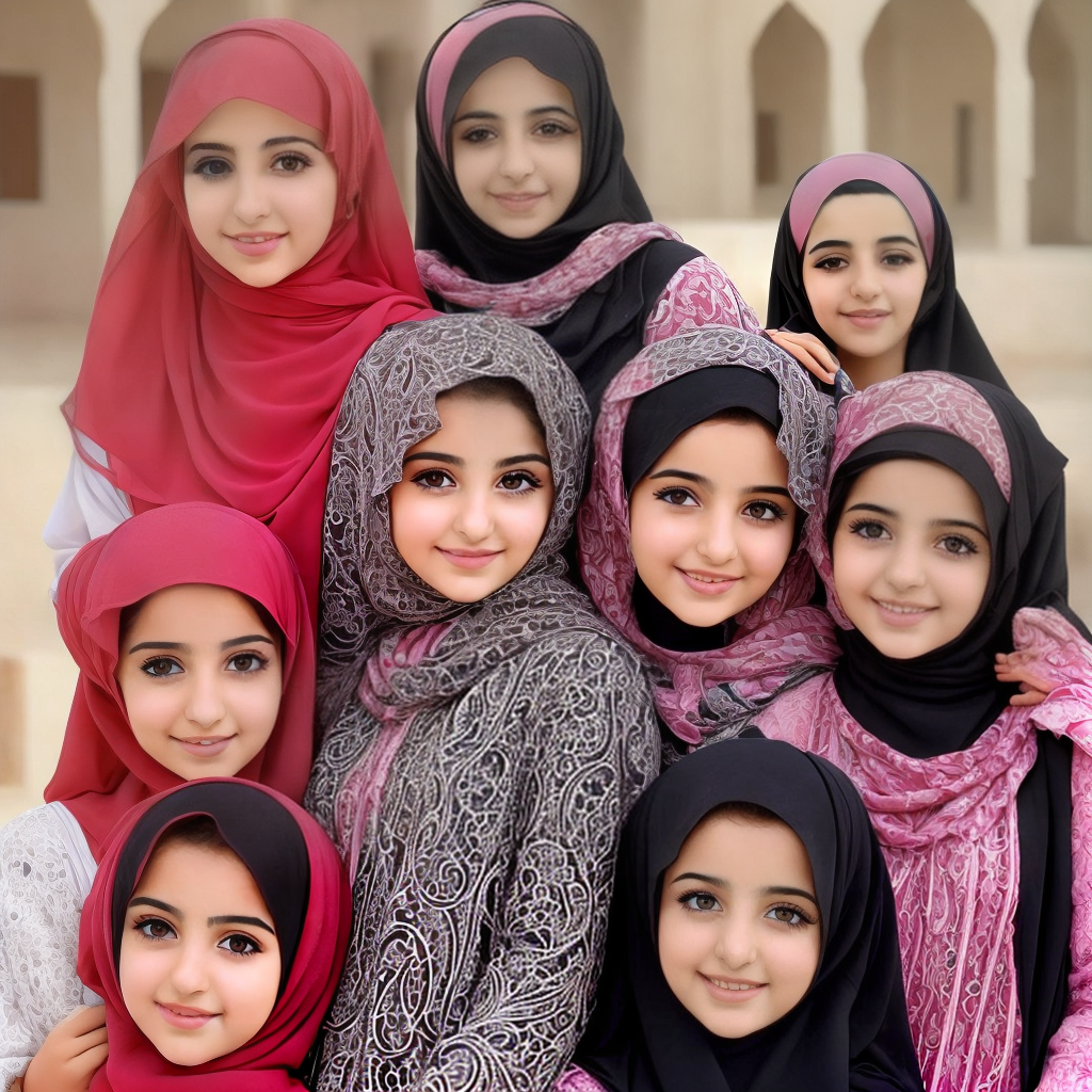 Cute arabic girls