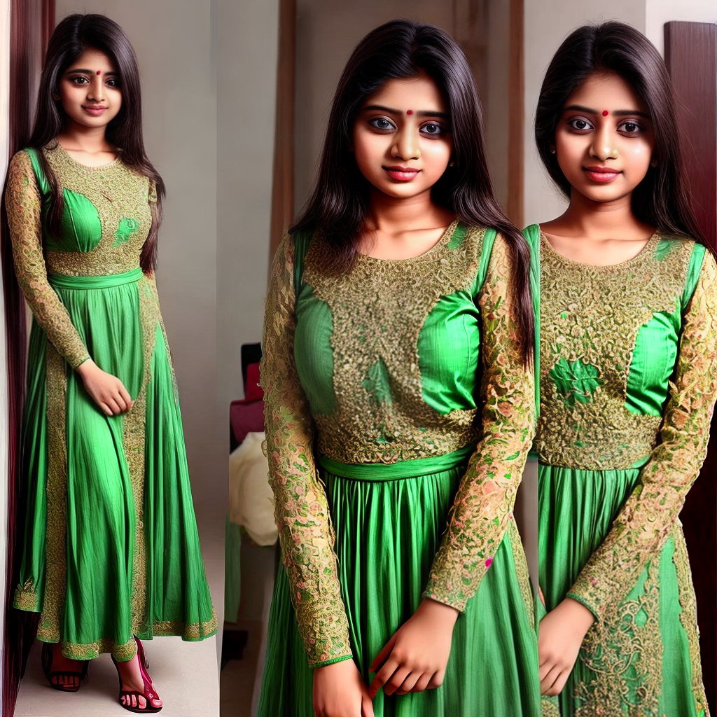 beautiful bengali girls wearing local dress