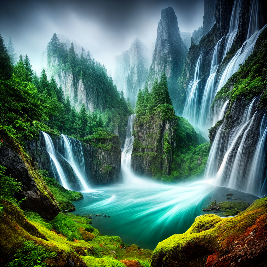 amazing mind-blowing nature scene