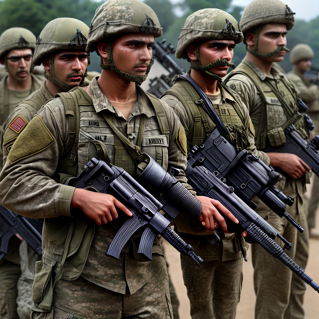 army men holding gun in war