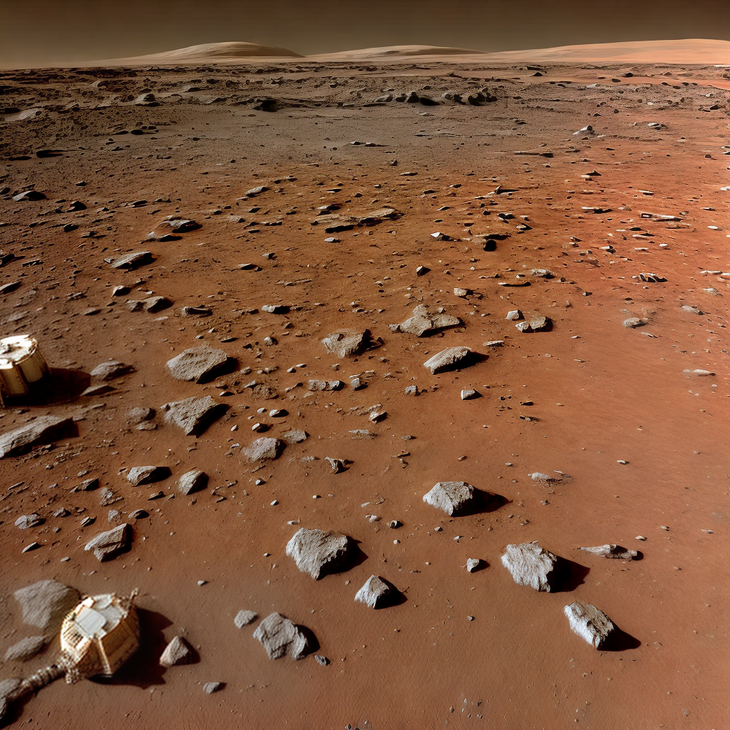 space shuttle land on mars