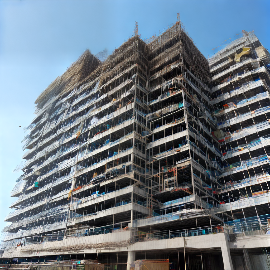 under construction building