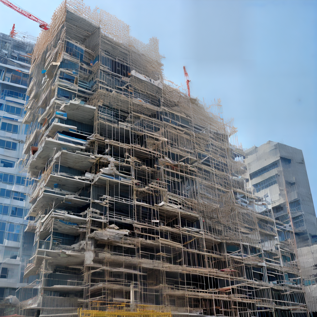 under construction building