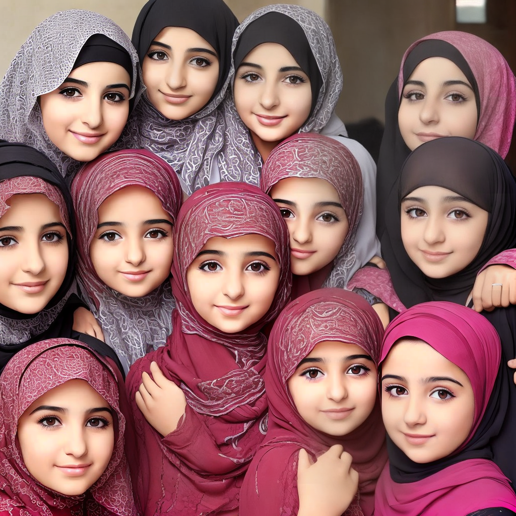 Cute arabic girls