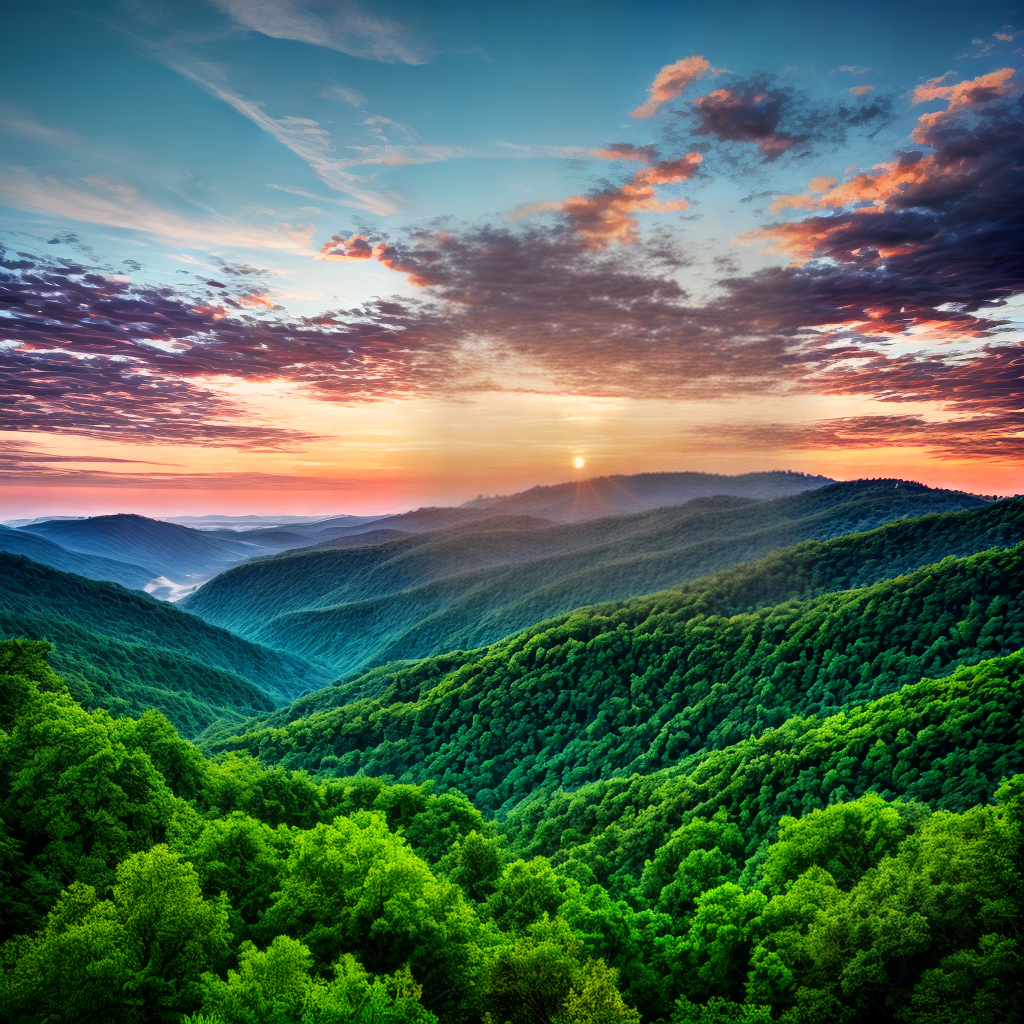 amazing skyline and nature