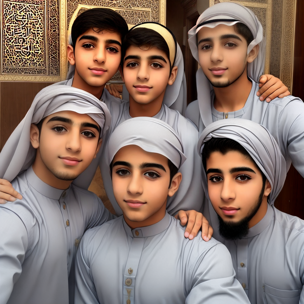 Cute arabic boys